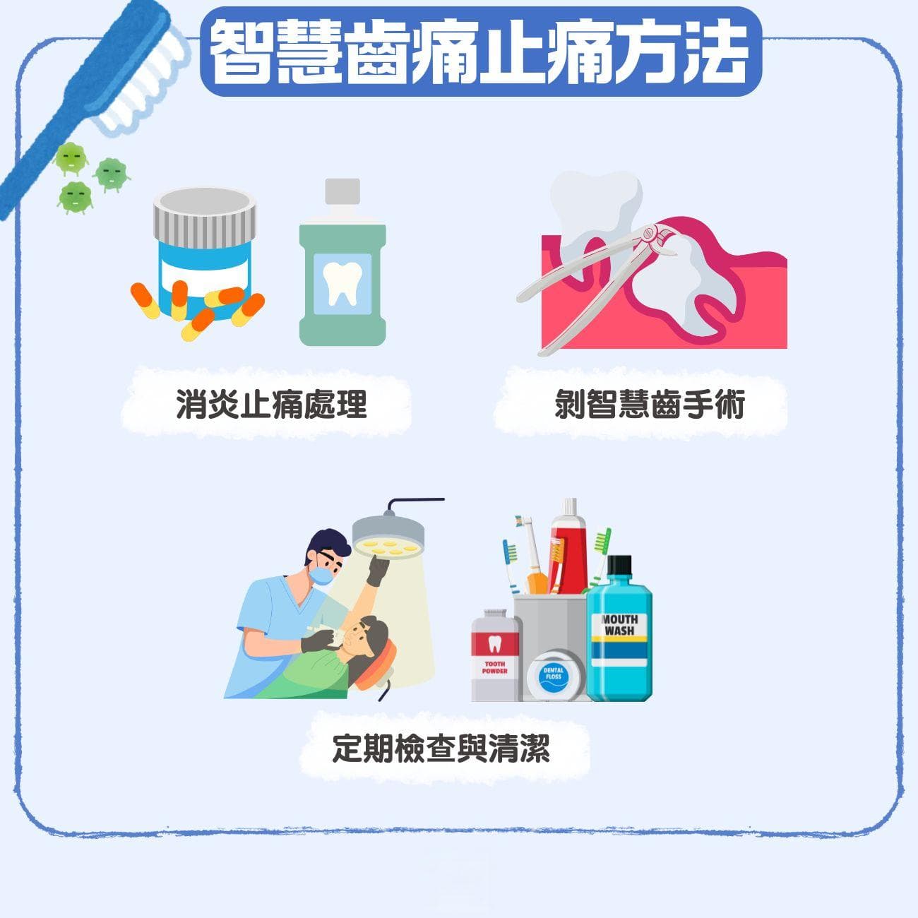 智齿疼痛怎么办？牙医详解3大痛楚处理方式