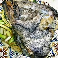 葱油鸦片鱼头