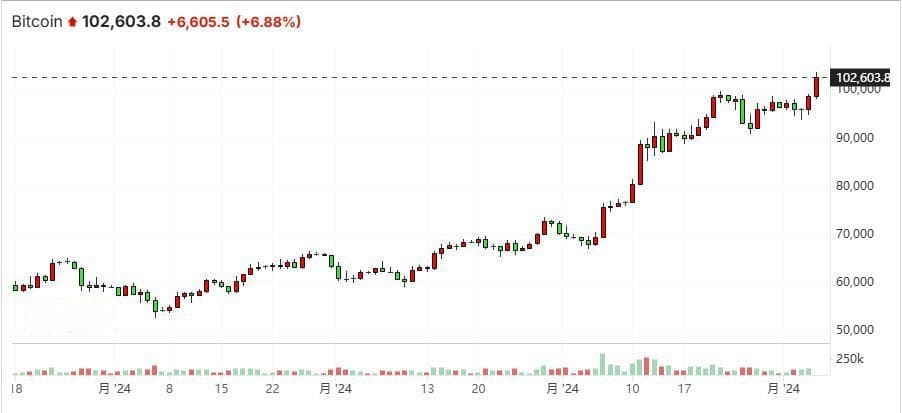 回顾：比特币首次突破10万美元，起点还是顶点？