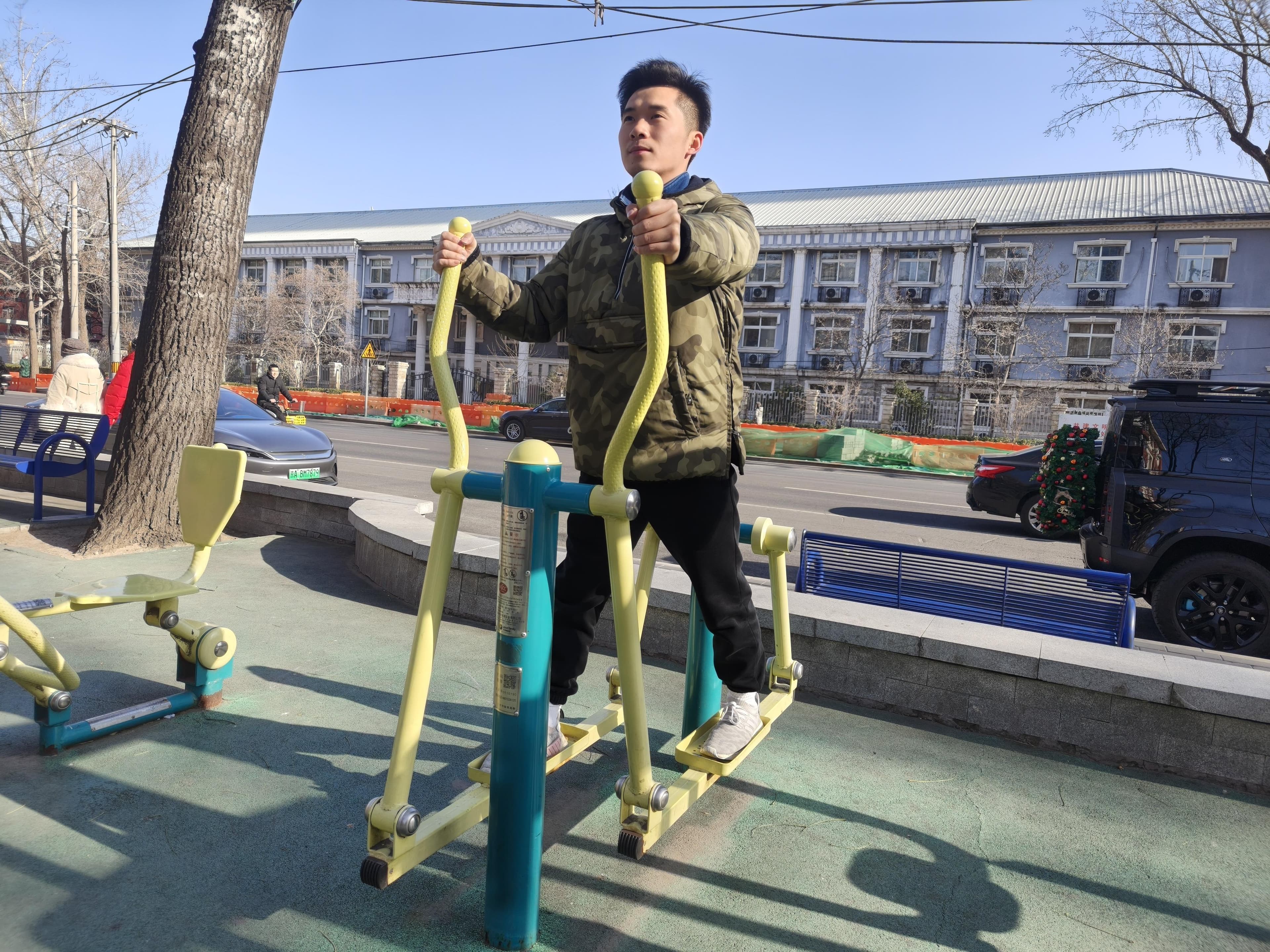 社区健身器精准练全身