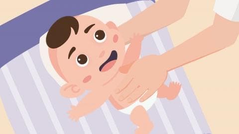 按摩能缓解新生儿肚子胀气吗
