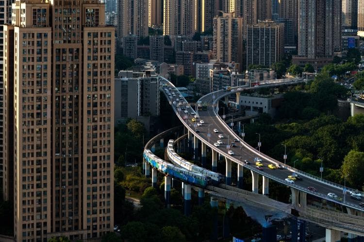 航拍新重庆③立体交通|重庆低空视觉联盟出品