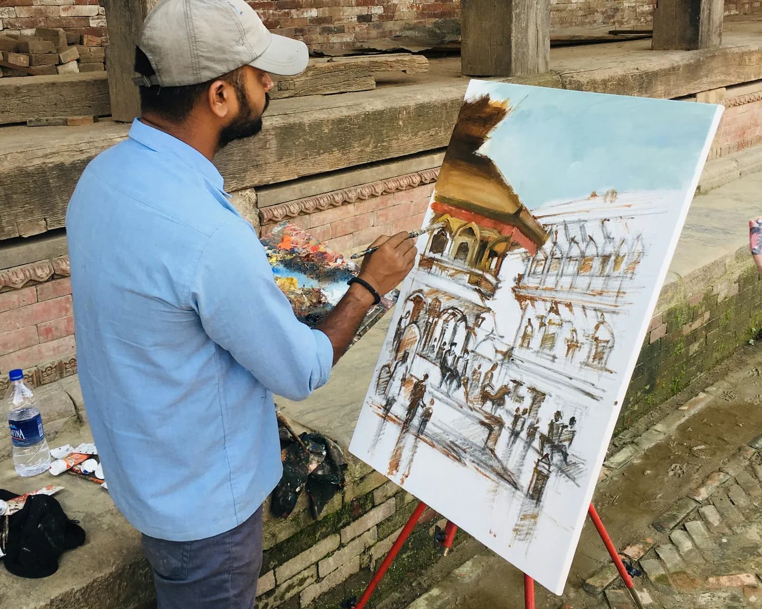 瑞安古城有了200幅“画像”，美术老师潘振洲用画笔留住城市记忆