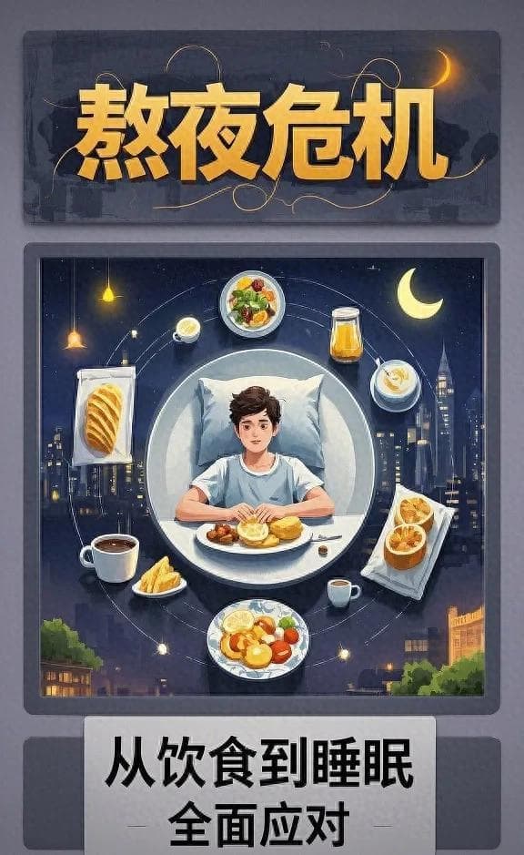 熬夜后的全面补救指南：从补水到营养，科学应对“熬夜危机”