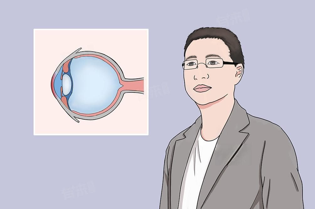 黑眼球边缘有一圈白色