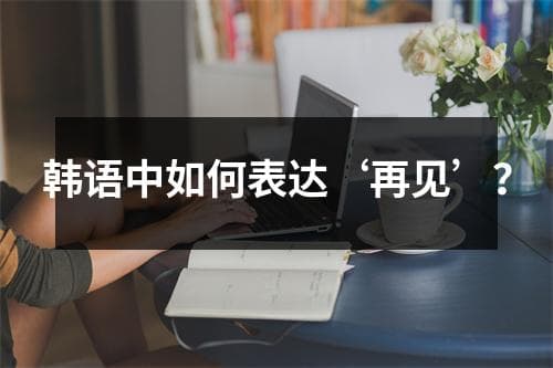 韩语中如何表达‘再见’？