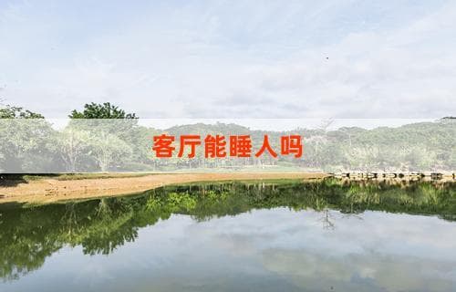 客厅能睡人吗？探究居住空间的多元利用