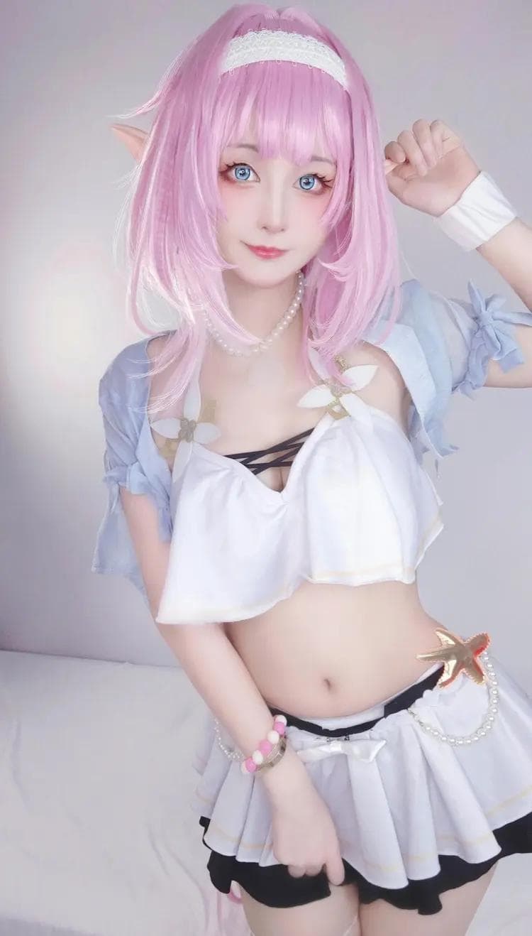 cosplay 崩坏3 爱莉希雅 粉色小甜心