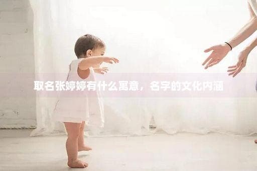 取名张婷婷有什么寓意，名字的文化内涵