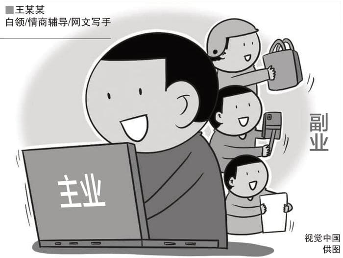 热衷干副业 他们是“斜杠青年”