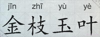 金枝玉叶成语接龙