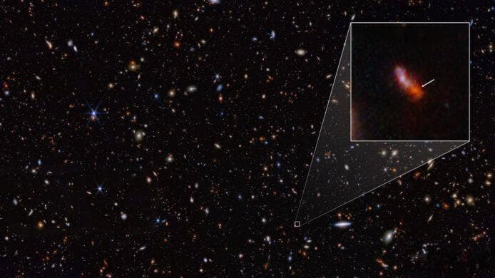 James Webb太空望远镜发现迄今最遥远星系，挑战现有天文模型