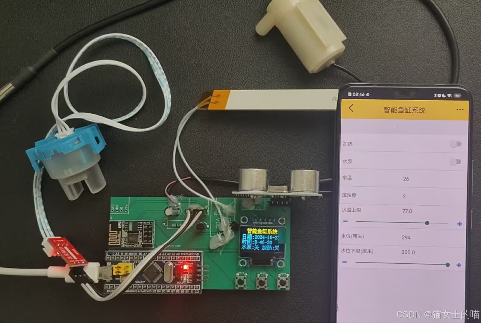 基于STM32的智能鱼缸监控系统设计与实现