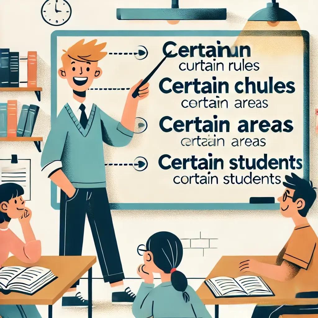 英语: "Certain" 的用法详解