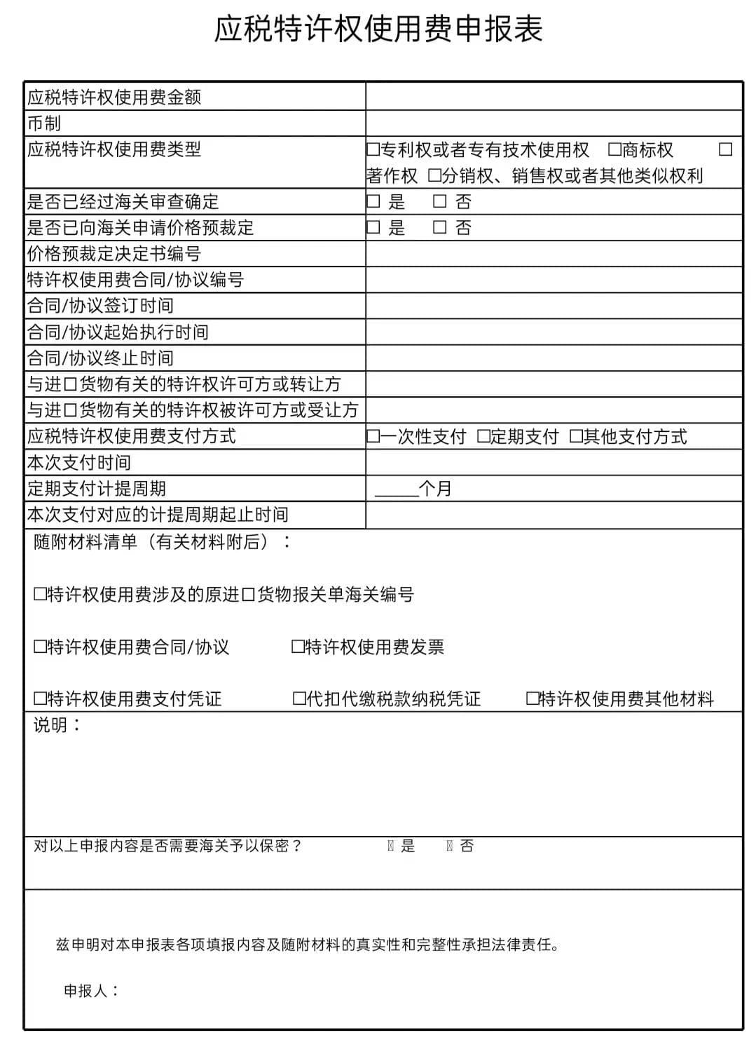 特许权使用费申报指南