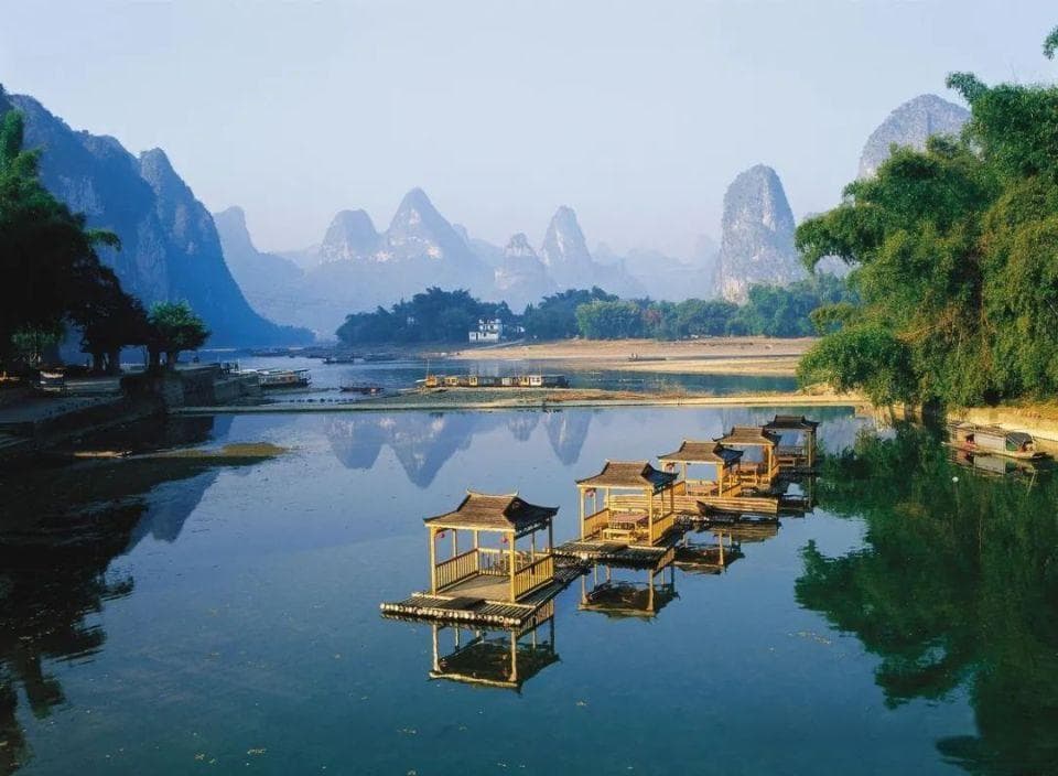 阳朔漓江景区介绍，惊艳桂林漓江，大自然的绝美画卷！