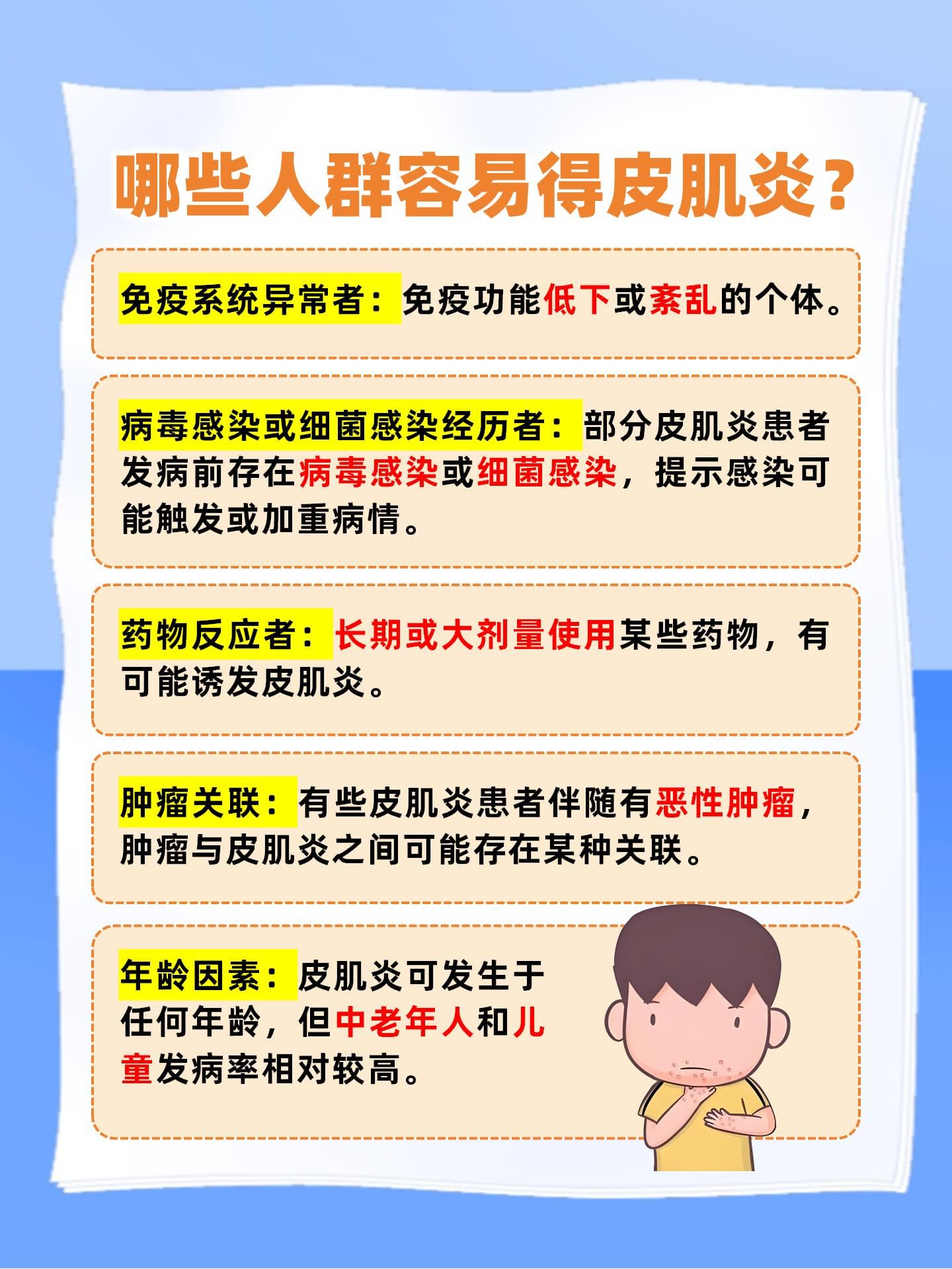 探秘皮肌炎：易感人群、早期信号及预防策略