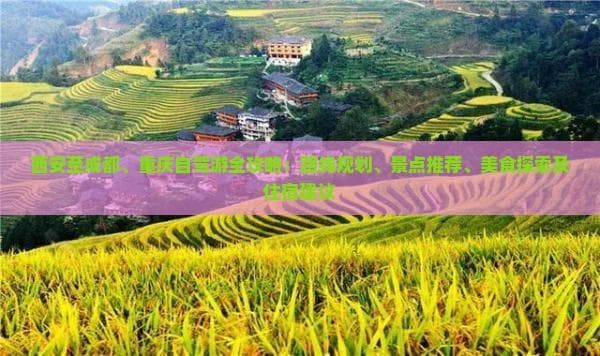 西安至成都、重庆自驾游全攻略：路线规划、景点推荐、美食探索及住宿建议