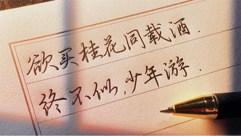 解析：'欲买桂花同载酒,终不似,少年游'的含义