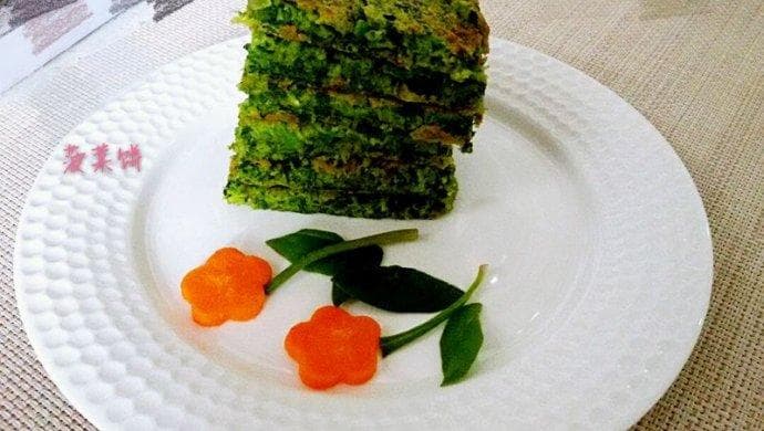简易早餐菠菜饼