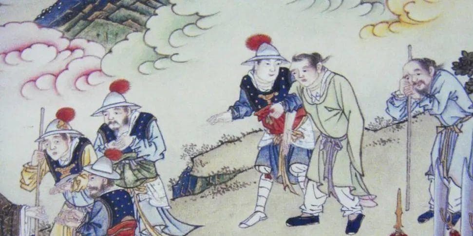 明代布面甲的分类：青甲、紫花布甲、蟒甲