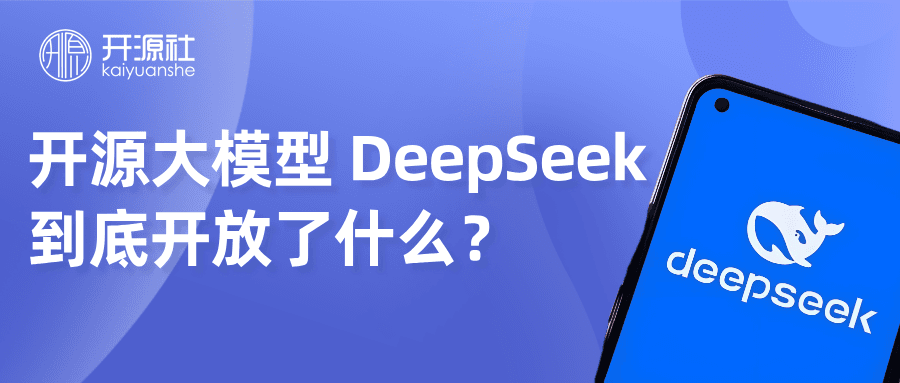 开源大模型 DeepSeek 到底开放了什么？
