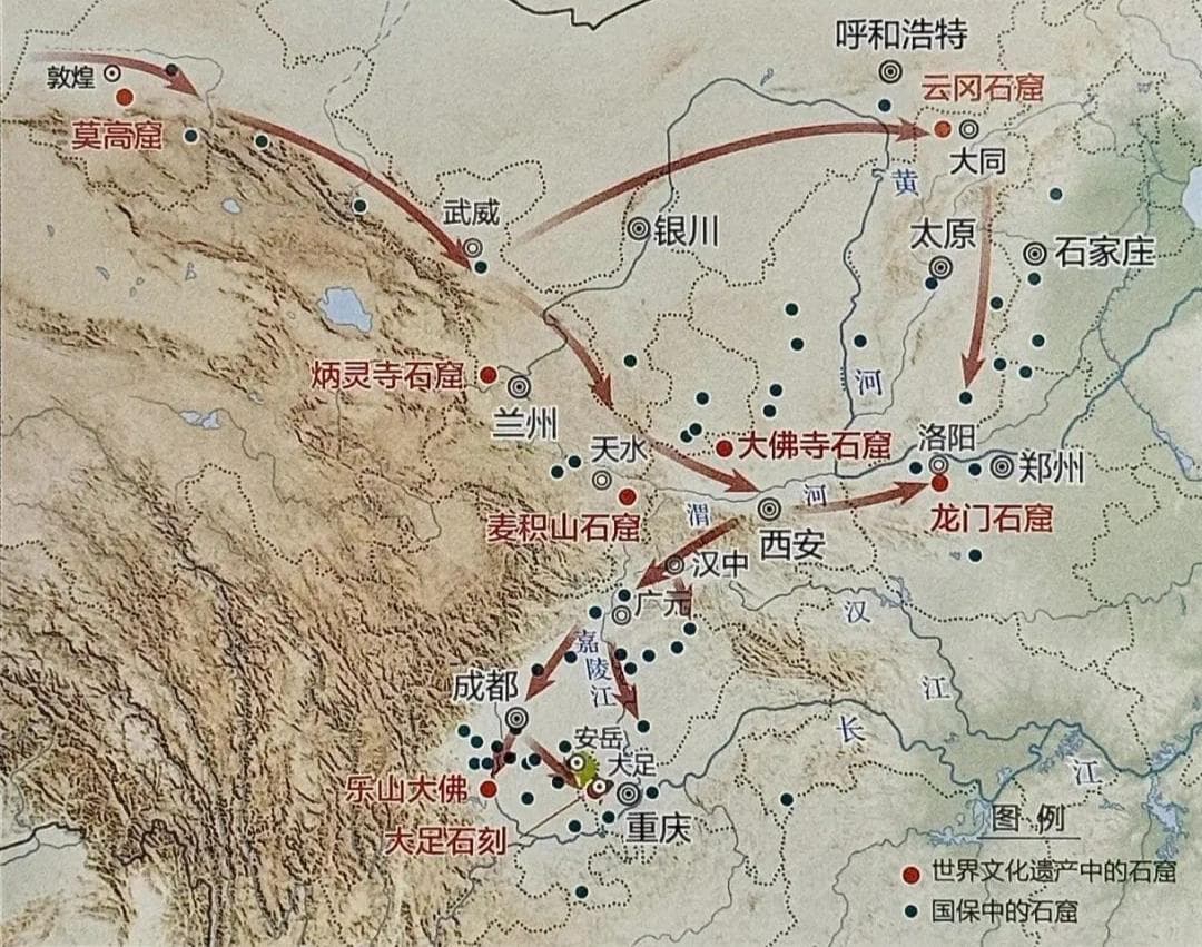 分散在安岳乡间的10万尊石刻，是中国石窟艺术深入本土的具象化