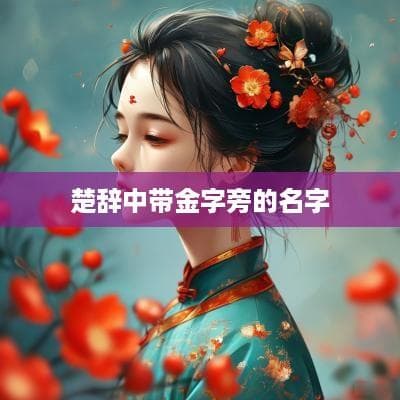 楚辞中带金字旁的名字：寓意与文化内涵