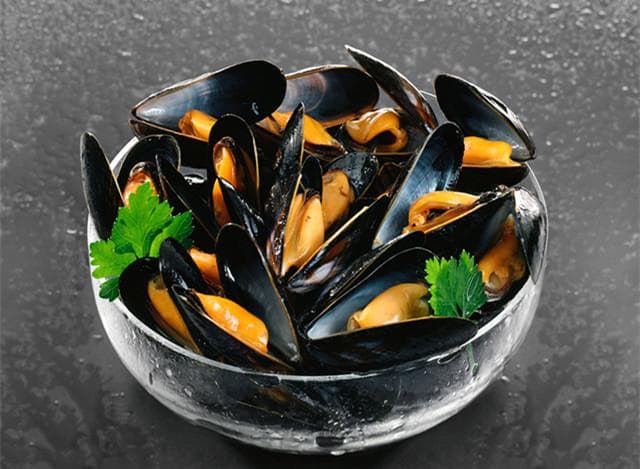 浙江舟山嵊泗贻贝美食海鲜