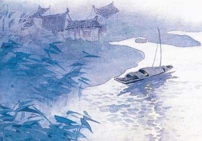 微微风簇浪，散作满河星。全诗意思及赏析