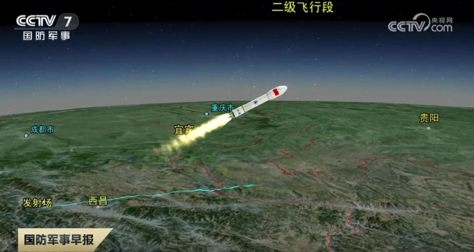中国航天发展驶上“快车道”，长征三号乙成为新一代运载火箭“标杆”