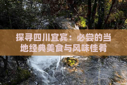 探寻四川宜宾：必尝的当地经典美食与风味佳肴