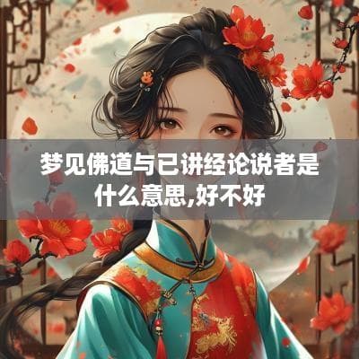 梦见佛道与已讲经论说者是什么意思,好不好