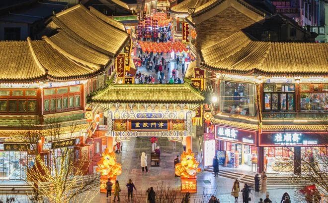 天津古文化街大变样！沉浸式夜游！24小时运营！