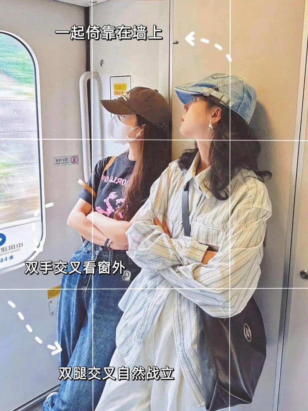姐妹拍照，记住这些拍照姿势，两个人随便拍都出片好看