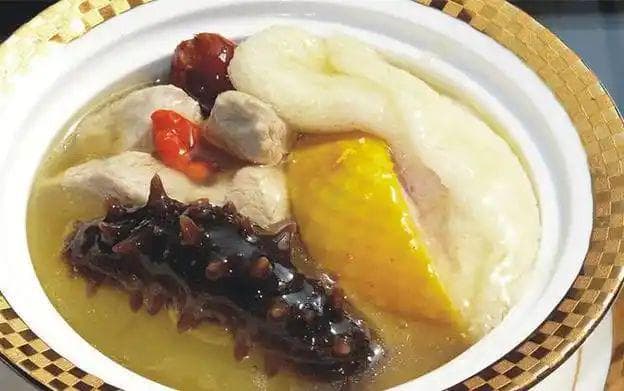 广东美食：白切鸡的海参搭配