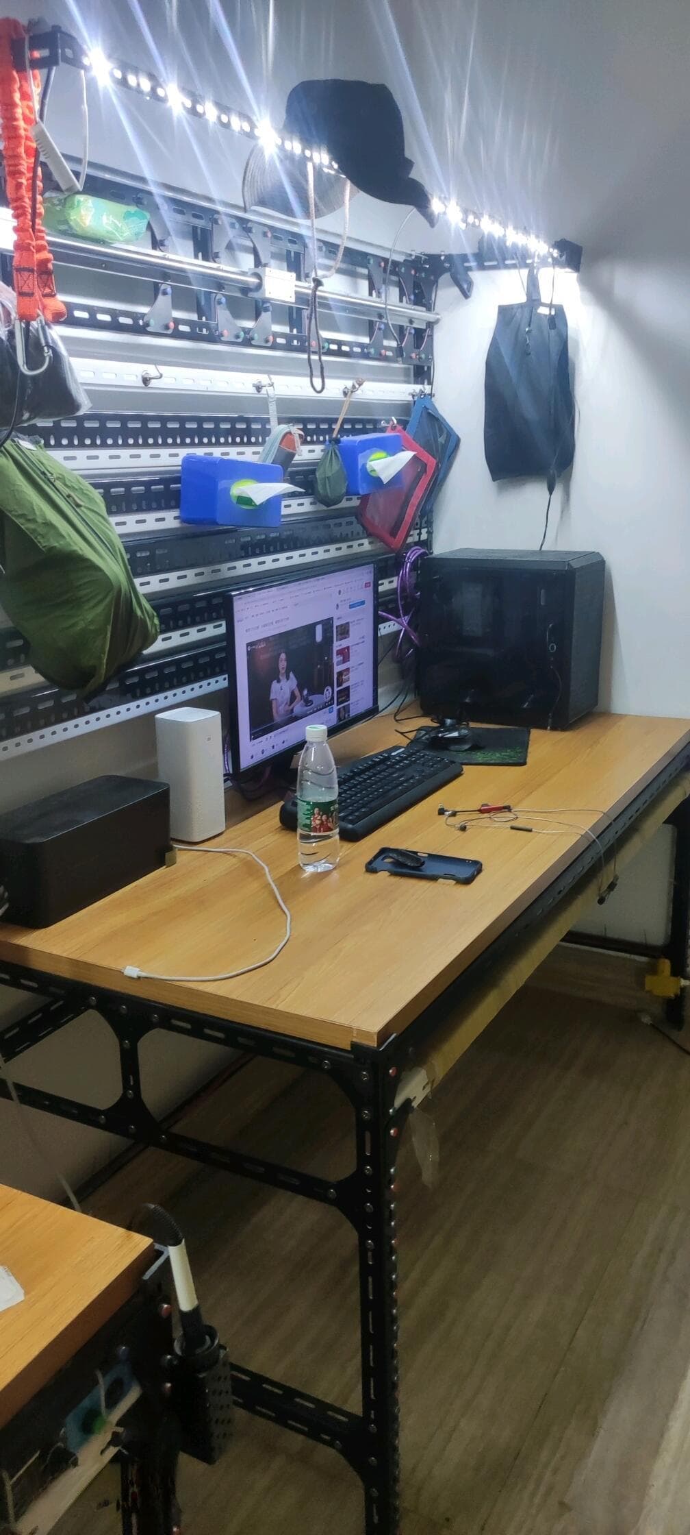 自制角钢桌，可拆卸