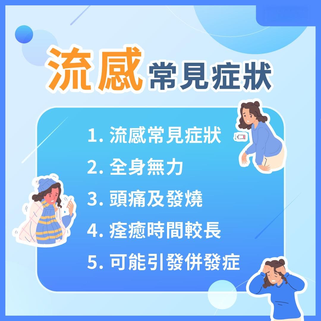 流感症状与感冒差异？会自己好吗？流感疫苗接种、快筛解说