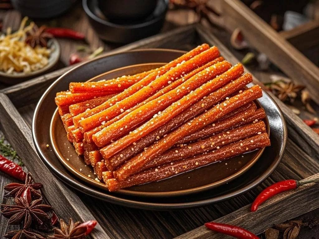 辣条：传统制作工艺，满满的童年记忆！