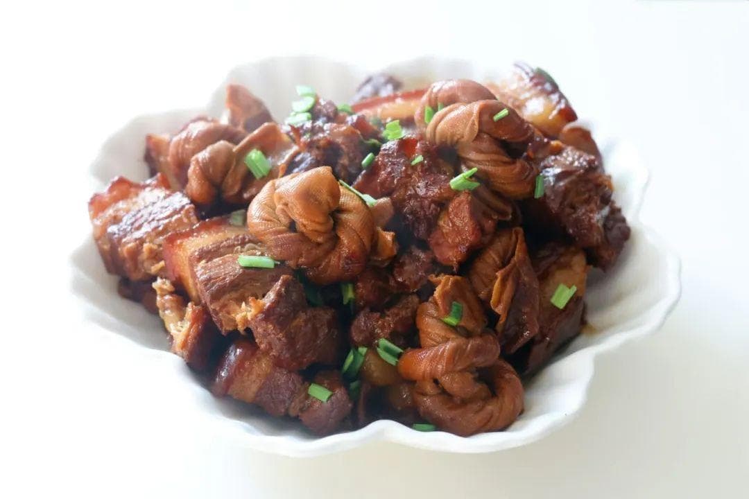 百叶结红烧肉：老上海的过年美食