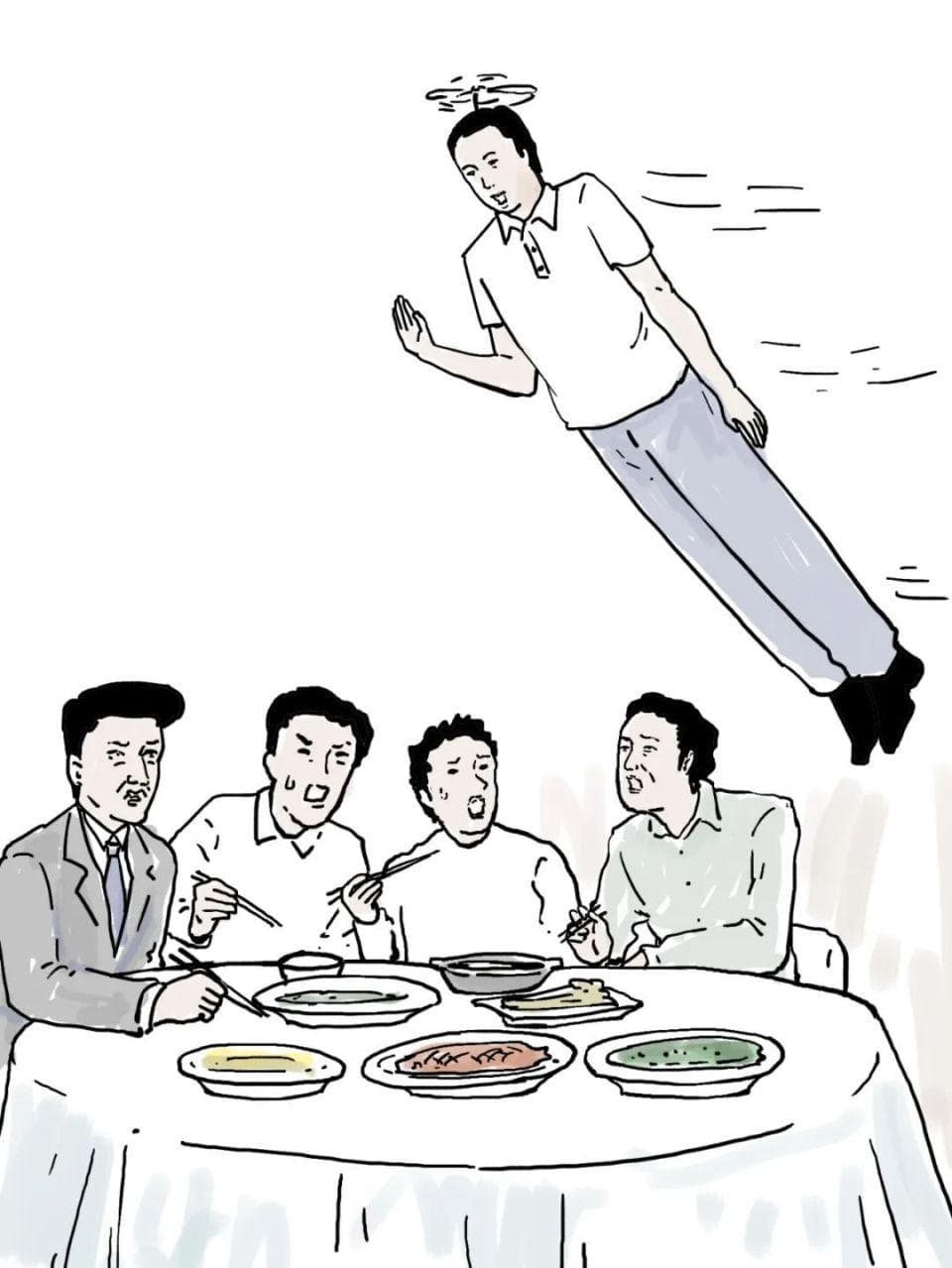 吃饭，暴露了多少低素质的白领