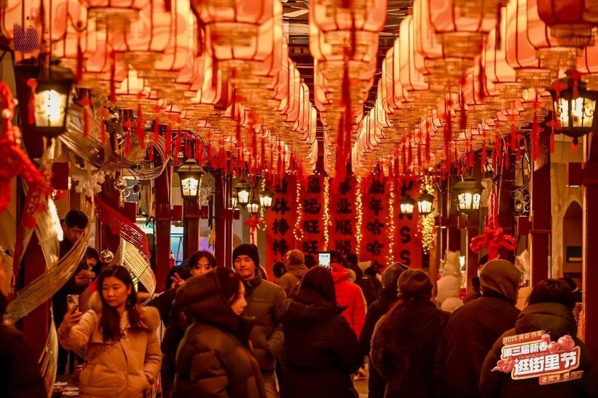 这个春节，248.18万人次到青岛中山路“逛街里”