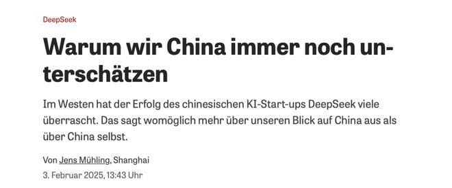 被DeepSeek硬控，德媒：不该低估中国啊！这些方面早已超越美国……