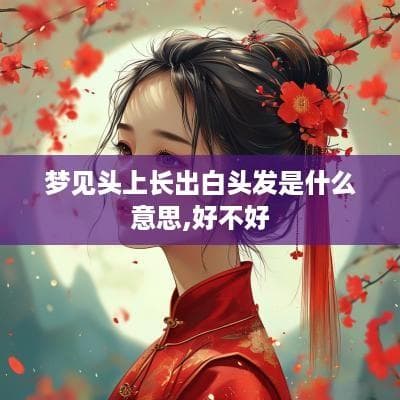 梦见头上长出白头发是什么意思,好不好