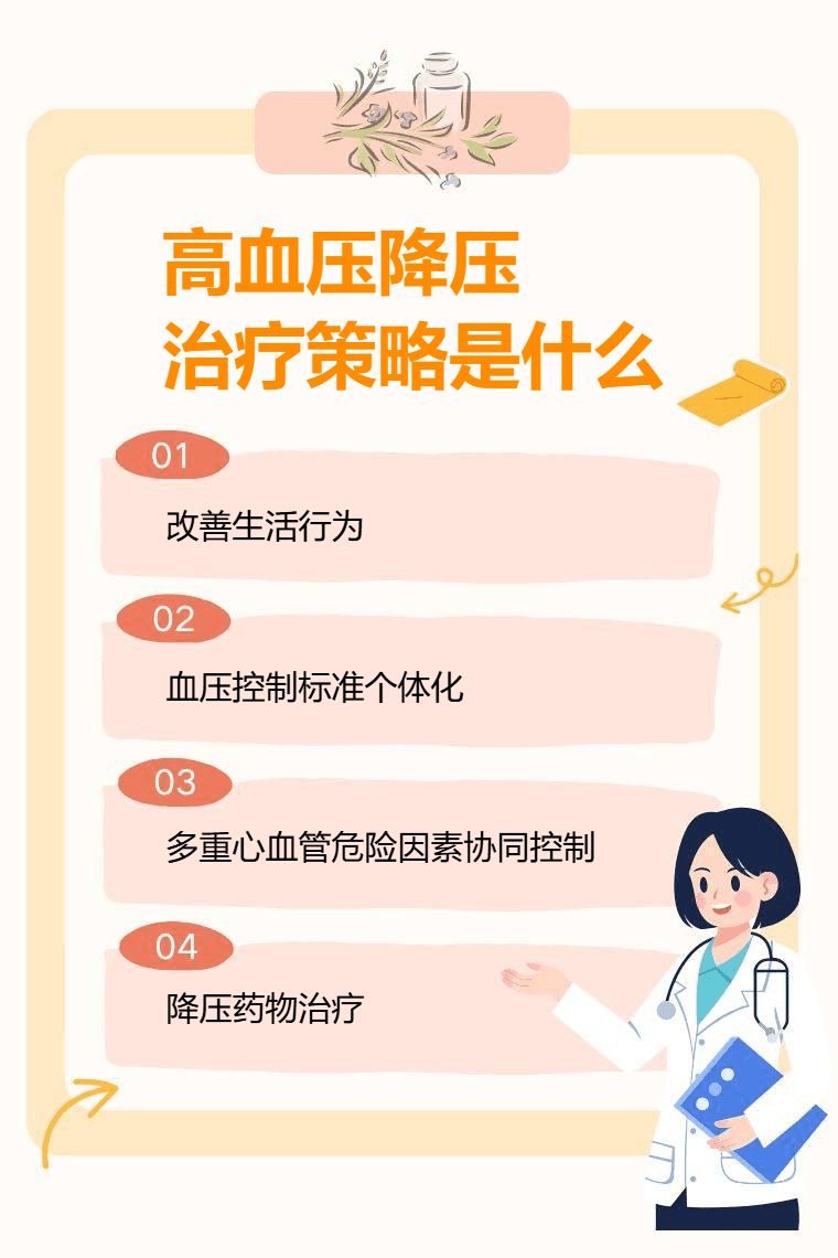 高血压降压治疗策略是什么