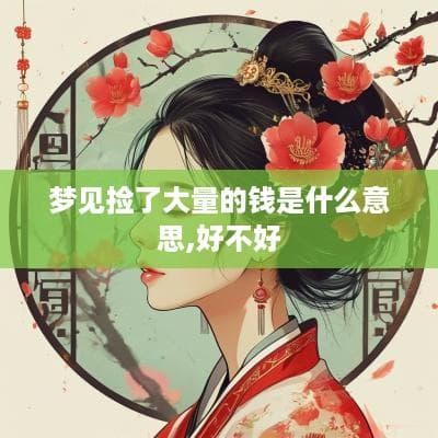 梦见捡了大量的钱是什么意思,好不好