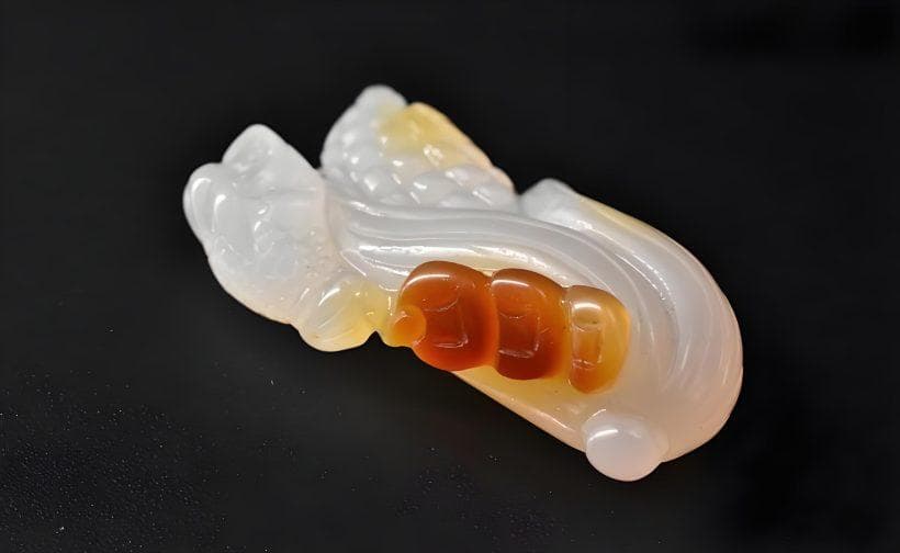 玛瑙：一种具有独特纹带或图案构造的玉髓