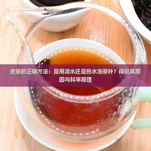 煮茶的正确方法：是用凉水还是热水泡茶叶？探究其原因与科学原理