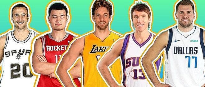 NBA历史外籍球员中最强的10大球星