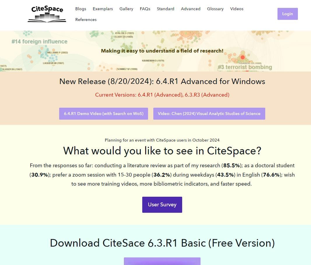 CiteSpace文献分析软件6.3.R1版全流程教程